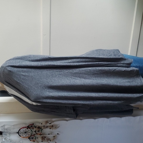 Vince Merino Wool Blend Waterfall Cardigan Gray Size S - Picture 4 of 12